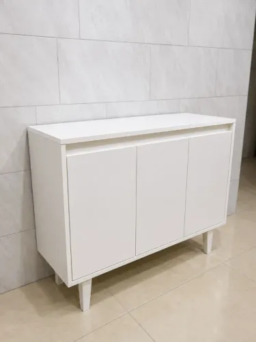 Balcão Aparador Branco Retrô