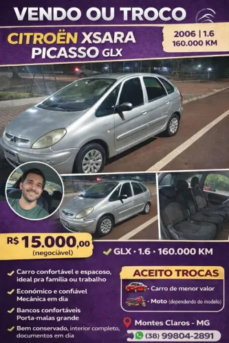 Citroen Xsara Picasso GLX 1.6/ 1.6 Flex 16V 2005