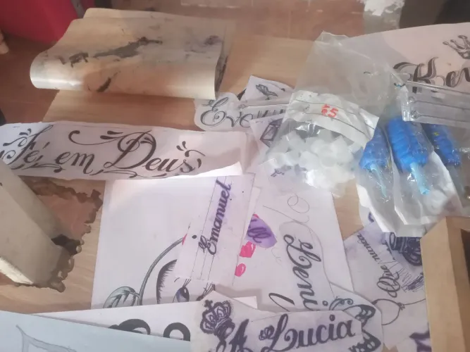 Máquina de tatuagem completa