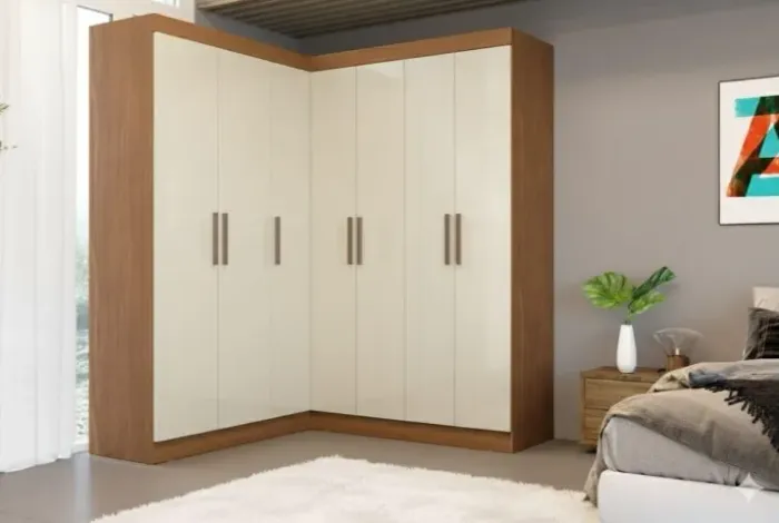 Guarda Roupa Canto 7 Portas UNIAO MOVEIS