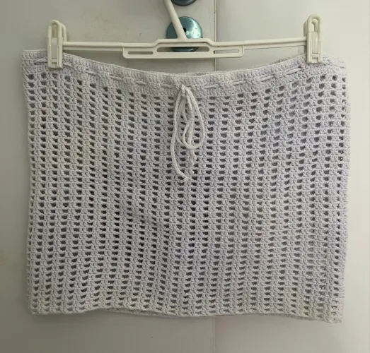 Saia de crochê