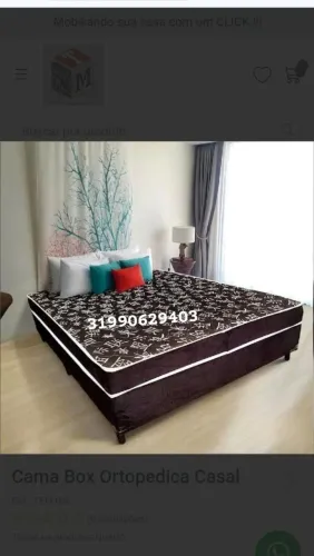 Cama box casal Beatriz / disponível em estoque!!!