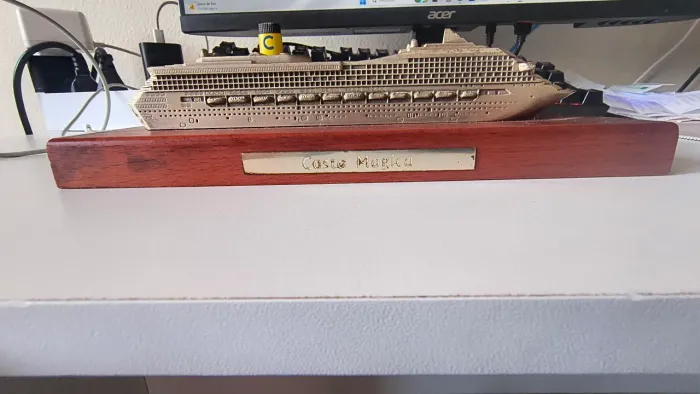 Miniatura Navio Costa Magica - Modelo Decorativo / Colecionador