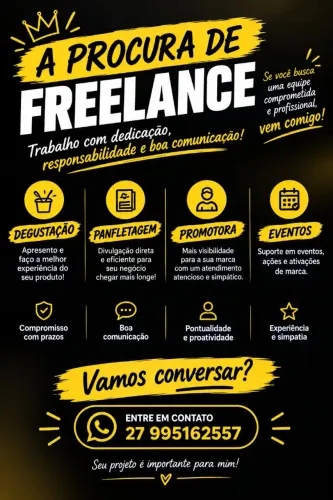 só entre em contato se realmente estiver precisando para o serviços prestados !