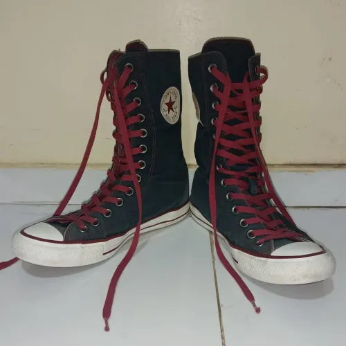 Converse All Star X Hi Preto e Vermelho