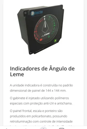 Indicador de ângulo de Leme