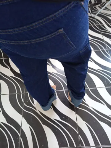 Calça jeans weed legg 
