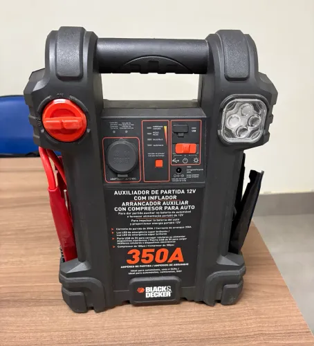 Auxiliador de partida 350A Black Decker