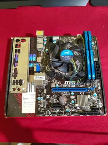 KIT Upgrade Intel core i7 4970 + H81 + 16gb DDR3