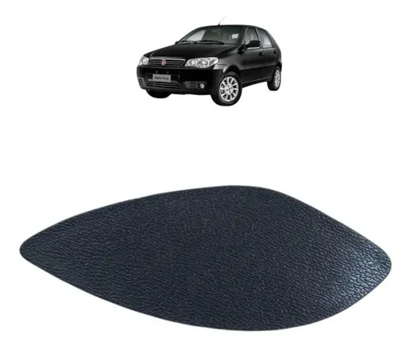 Acabamento Lateral Esquerdo Painel Fiat Palio 2007 2009 2012 Cinza-escuro