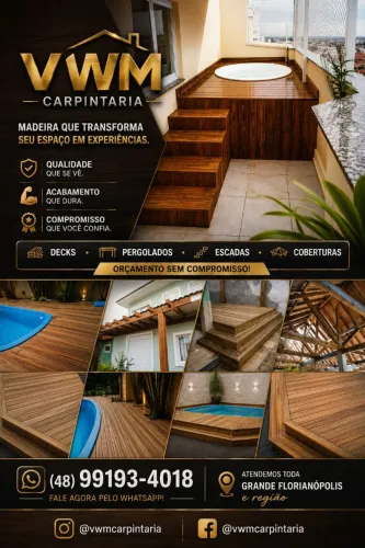 VWM CARPINTARIA - MÃO DE OBRA ESPECIALIZADA