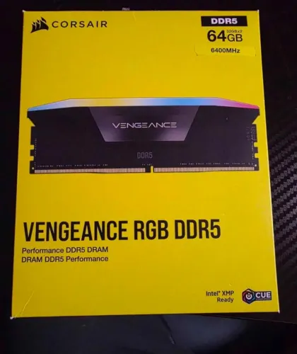 Memória RAM Corsair DDR5 Vengeance 64GB Lacrada
