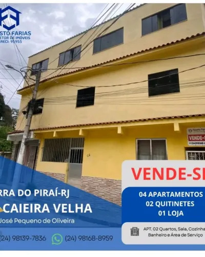 Vende se 4 apartamentos e 2 kitnets e 1 loja.