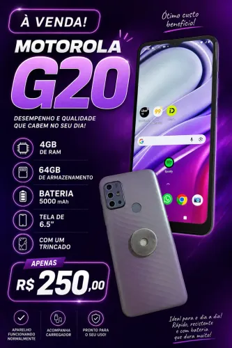 Vendo motorola G20