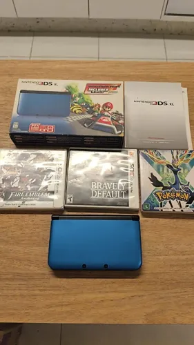 Nintendo 3DS XL - Edição Mario Kart 7