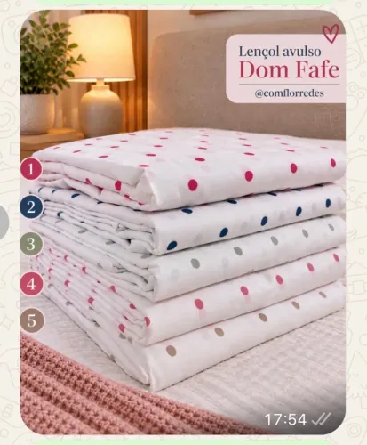 Lençol avulso Dom Fafe - RECEBA EM CASA ? 