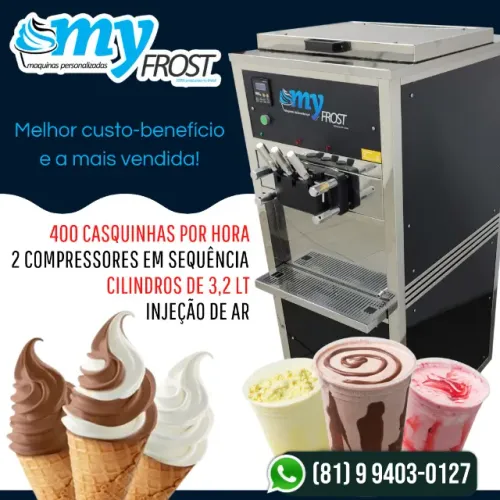 Máquina de sorvete expresso - TOP 300 My Frost