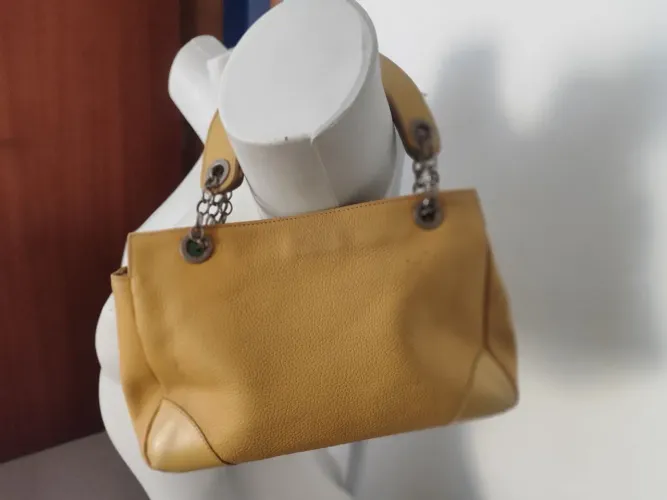 Bolsa couro de avestruz 