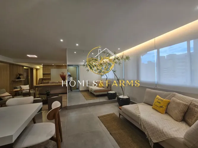 Apartamento mobiliado 3 suítes Maison Bueno Setor Bueno Goiânia alto padrão