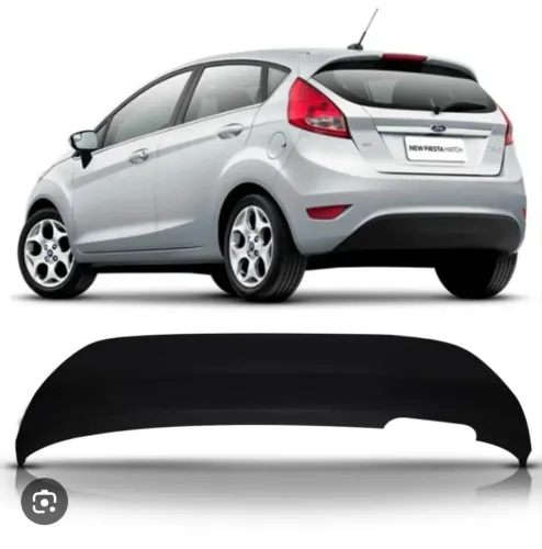 Spoiler moldura traseira Parachoque New Fiesta 2011 a 2013 Mexicano