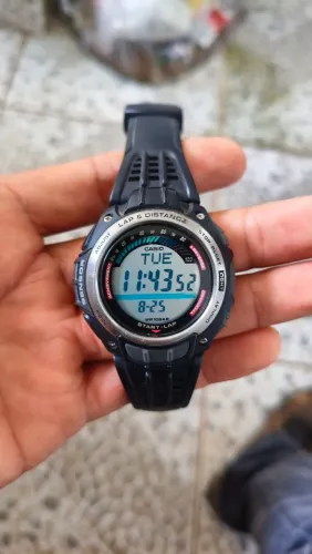 Relógio Casio lap memory 150 sgw200