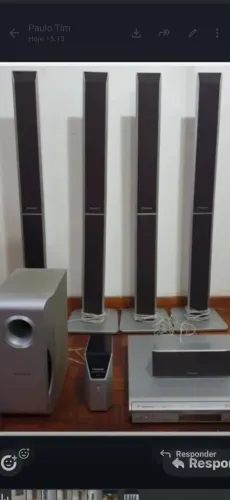 Caixas de home theater Panasonic todas funcionando