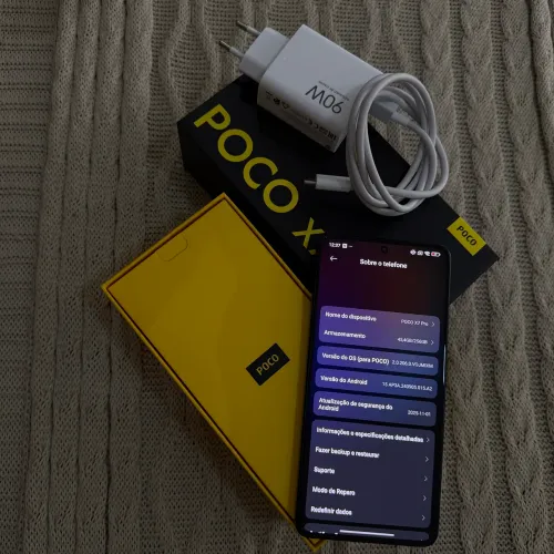 POCO X7 Pro 256GB 12GB RAM Completo C/ Carregador 90W