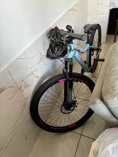 Bicicleta Colli Aro 29 Azul Freios Shimano