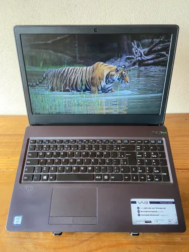 Notebook Vaio i5 7ª Geração / HD Graphics / 16GB RAM / 240GB SSD / Tela 15.6?