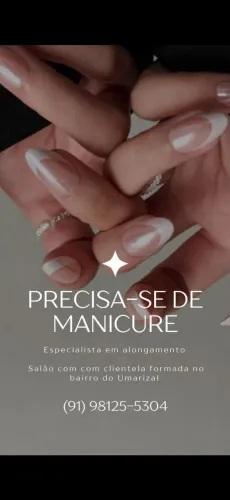 Manicura profissional  com urgência preciso..