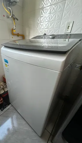 Máquina de Lavar Roupas 13Kg Brastemp BWK13 - Automática, Ciclo Tira Manchas, Branco, 110V