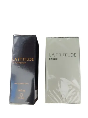 Perfume masculino lattitude Origini e desodorante spray stamina