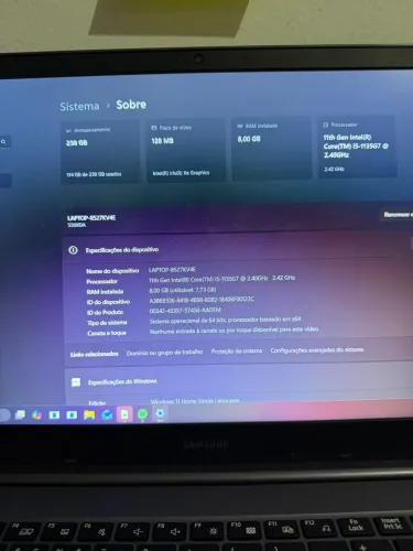 Notebook Samsung