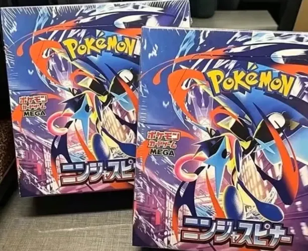 Box mega greninja japonesa ninja spinner