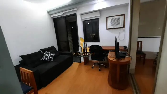 Apartamento mobiliado 1 suíte 40 m² para locação em Moema próximo ao Metrô e Shopping Ibir