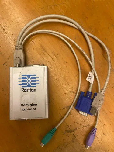 Switch Raritan Dominion KX2-101-V2 1 Porta KVM-over-IP Porta Única + Cabos