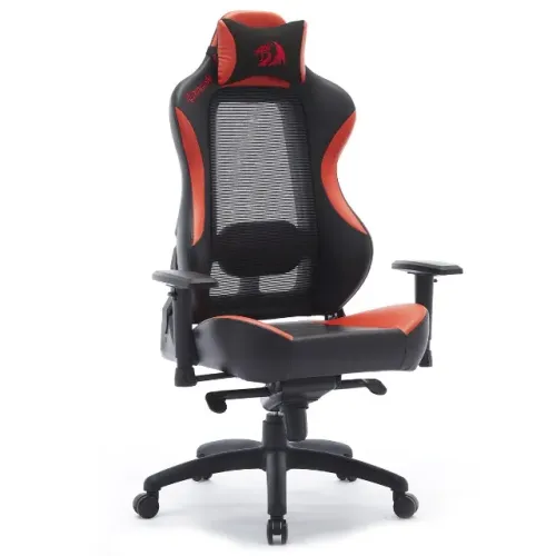 Cadeira Gamer Redragon Nero Black/Red, Reclinável, Ajuste Altura Braço - WZetta