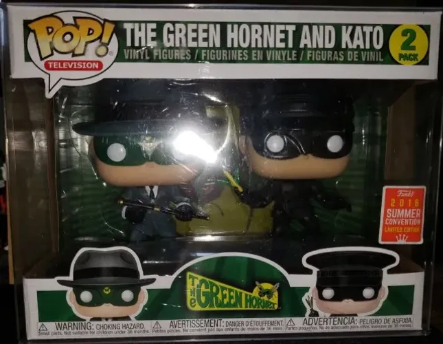 Funko Pop The Green Hornet and Kato - 2018 Summer Convention