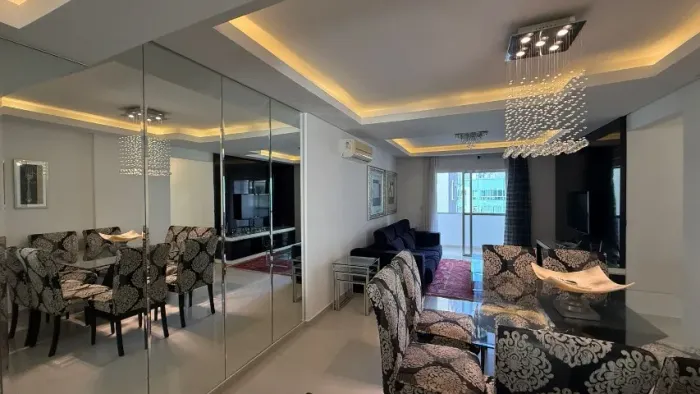 Locação Anual - Apartamento mobiliado com 3 dormitórios e 1 vaga - Balneário Camboriú