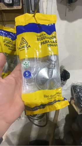 Kit Completo Regulador + Mangueira 1,25m + Abraçadeiras