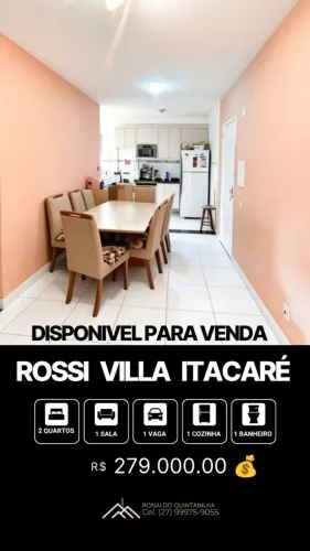 WR - Apartamento 2 quartos Terreo Vila Itacaré 279.000,00