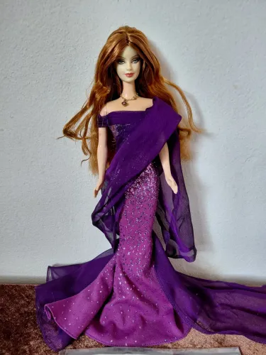 Boneca Barbie Collector Birthstone Fevereiro Ametista