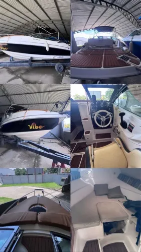 Vendo ou troco lancha focker 230 alongada pra 27 pés 