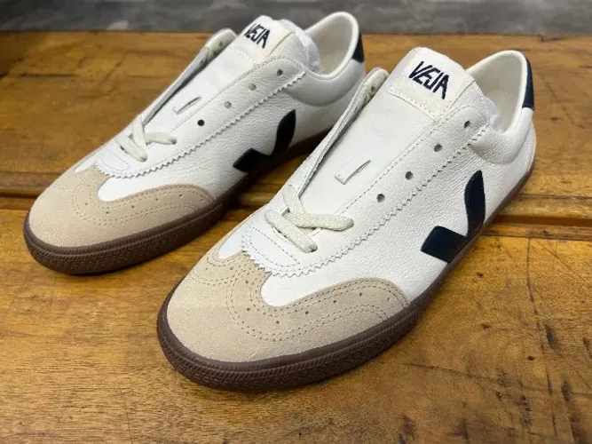 Tênis Veja Volley O.T Leather - White Náutico Bark - Tamanho 41
