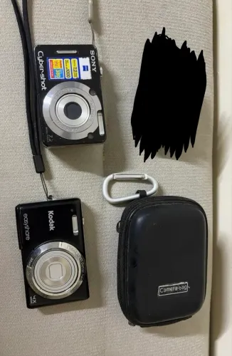 2 câmeras + câmera bag