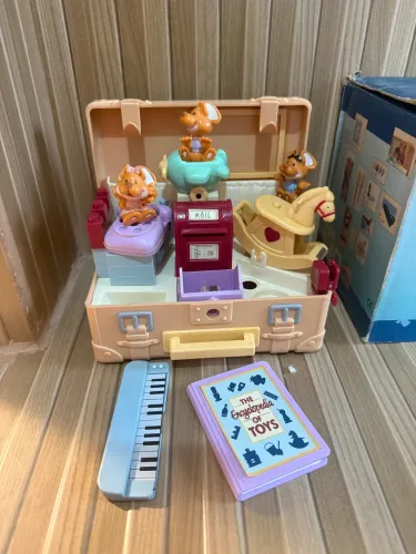 conjunto de papelaria the cheerimice toy chest vintage dos anos 90 1993 relíquia rara