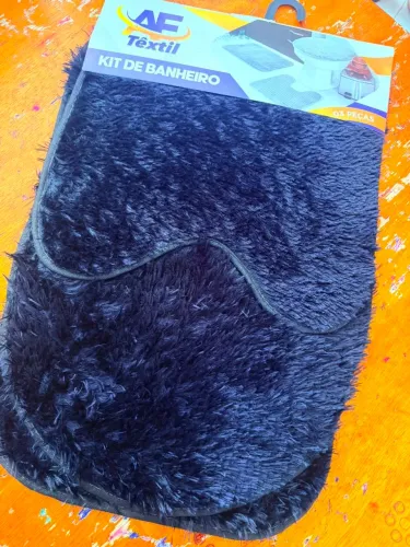 Kit de tapetes para banheiro 