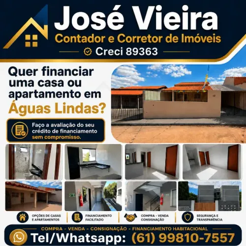 Apartamento em Águas Lindas Corretor de Imóveis