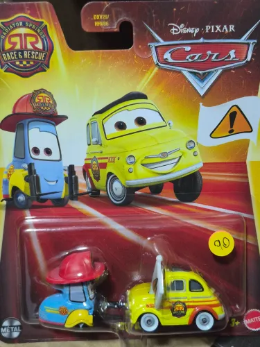 Miniaturas Disney Pixar Cars - Radiator Springs Race & Rescue 2-Pack