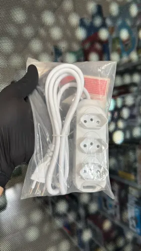 Extensão 1.5M Com 3 Tomadas